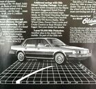 Vintage Oldsmobile Cutlass Ciera Car Print Ad 1980s Original Advertising