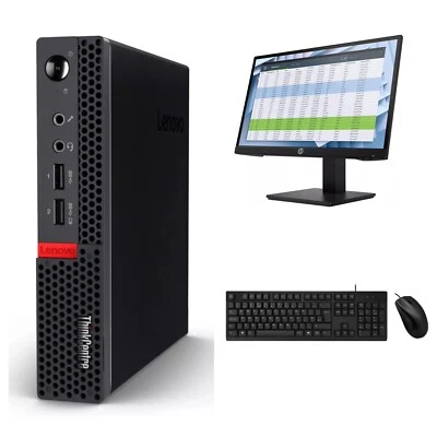 LENOVO ThinkCentre M625q Thin Client AMD 1.5 GHz 32GB SSD 4GB RAM + HP MONITOR - Image 1 of 4