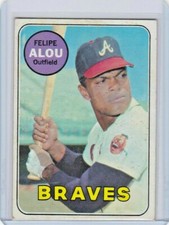 1969 Topps Baseball Card #300 Felipe Alou VG+