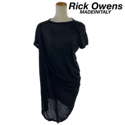 Raro Vestido Rick Owens Alta Calidad Modificado Manga Corta Corte y Costura Foto 1 de 4