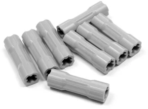 LEGO Technik - 8 Achs Verbinder hellgrau 3 Noppen  Getriebe Ring 26287 NEUWARE - Bild 1 von 1