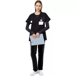 Uniforms World Women's Scrub Set - Classic Fit, 9 Pockets, Yoga Waistband - Picture 1 of 5