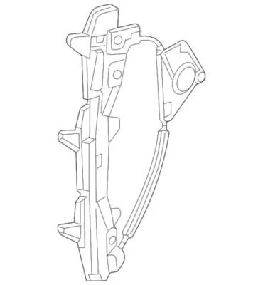 Genuine Volkswagen 2011-2018 Jetta Right Rear Window Regulator 5C6-839-462-D - Image 1 of 2