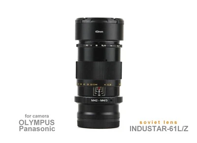 Soviet lens INDUSTAR - 61 L/Z MC  (2,8 / 50) Copy Tessar Mount M42 - M4/3 MACRO - Image 1 of 4