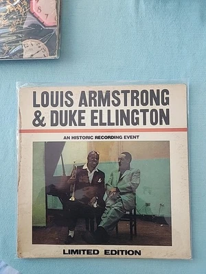LOUIS ARMSTRONG & DUKE ELLINGTON 12" LP VINYL RECORD  SR52074 - Image 1 of 4