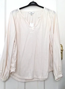 M&S size 14 reg length lyocell 1vory b.n.w.t - Picture 1 of 4