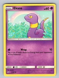 Ekans (25) 25/68 Common Hidden Fates LP - NM Pokemon TCG - Picture 1 of 2