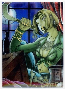 Lady Death series 4 Wicked Ways - Fractal parallel card #66 [Krome Prod 1997] - Picture 1 of 1