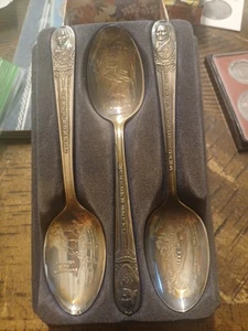 Set cucchiai commemorativi presidenziali vintage Wm Rogers IS - James Monroe,... - Foto 1 di 5
