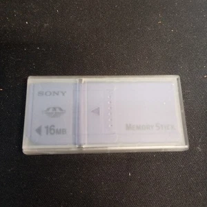 #V) OEM Sony Genuine Memory Stick | 16MB MEGABYTE | MSA-16A - Picture 1 of 2