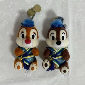 Disney Summer Festival 2014 Chip Dale Plush Badge 2pcs Used - Picture 1 of 6