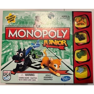 Monopoly Junior Board Game Hasbro Games Family Fun Complete - Picture 1 of 5