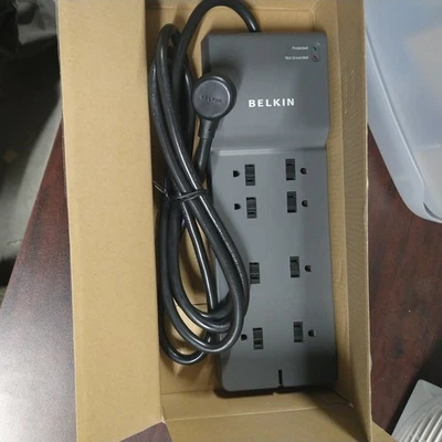 Protector contra sobretensiones Belkin Power Strip 8 salidas BE108000-08-CM  Foto 1 de 3