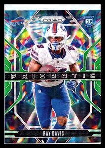 2024 Panini Prizm - Prizmatic Ray Davis #18 Green Wave RC Rookie Buffalo Bills - Picture 1 of 2