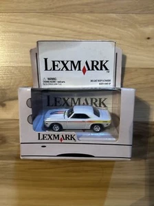2004 Lexmark White Johnny Lightning 1969 Chevy Camaro Playing Mantis GM NEW NIB - Picture 1 of 5