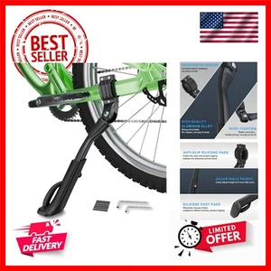 for 26-29 Inch Adult Bicycle, Adjustable Aluminum Bicycle Kickstand, Sturdy a... - Picture 1 of 8