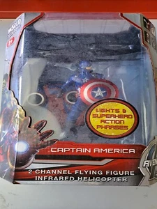 World Tech Toys 2CH Captain America Avengers Helicopter Action Figure Remote Toy - Picture 1 of 7