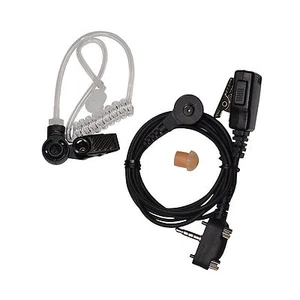 Acoustic Tube Earpiece Headset PTT Mic for Vertex Standard VX Series Radio - Zdjęcie 1 z 11