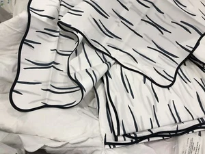 $1100 Matouk Italy 5pc F/Queen Duvet Set (4) Shams 500TC Percale (2) Sets SOLD - Picture 1 of 15