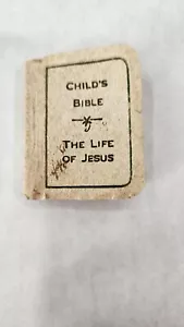 Vintage Miniature Childs Bible Prayer Book The Life of Jesus copyright 1932 2" - Picture 1 of 4