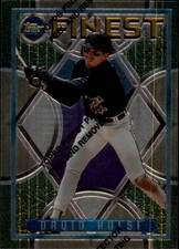 1995 Finest Milwaukee Brewers Baseball Card #323 David Hulse