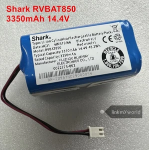 Original RVBAT850 Battery 3350mAh For Shark R75 ,R85,RV850,R87,RV871,S87,RV851WV - Zdjęcie 1 z 4