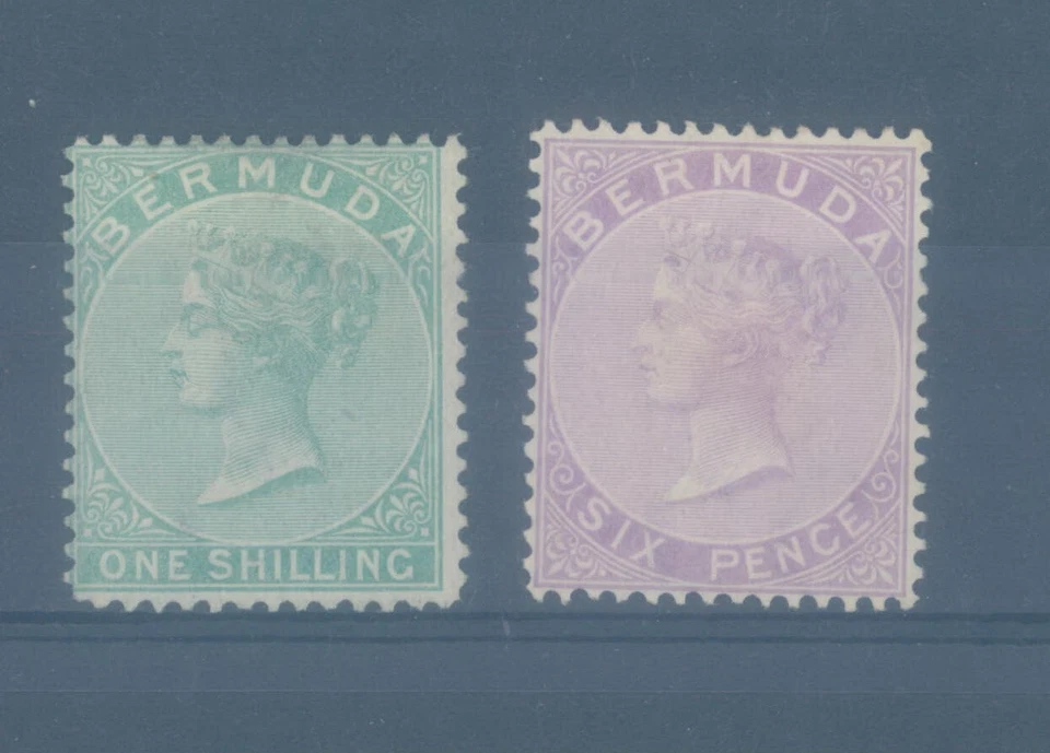 BERMUDA 1865-1873 MH stamps perf. 14X14 - Image 1 of 1