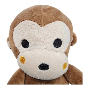 Bedtime Originals Brown Plush Monkey Stuffed Animal Ollie 11" Sewn Eyes Face - Picture 1 of 8