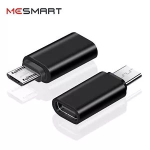 2 Pack USB 3.1 Type C Female to Micro USB Male Adapter Connector Converter USB-C - Picture 1 of 8