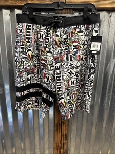 Hurley Phantom Eco Board Shorts Size 20/32 Boy 25th Anniversary Block Party New - Picture 1 of 4