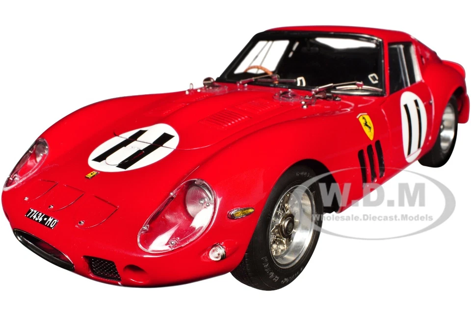FERRARI 250 GTO #11 2ND PLACE "PARIS 1000KM" 1962 1/18 DIECAST CAR BY CMC M-249