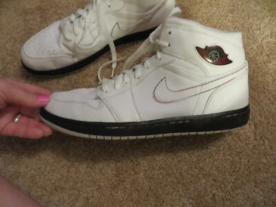 Nike Air Jordan 1 Retro Cinco de Mayo Talla 11 Hombres Blanco 2009 Zapatilla 136065-107 Foto 1 de 4