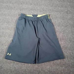 Under Armour Shorts Youth Large Gray Loose Elastic Waist Athletic Running Logo - Picture 1 of 17