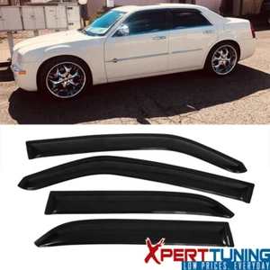 Fits 05-10 Chrysler 300 Dodge Magnum Window Visor Vent 4PC Rain Guard Shade - Picture 1 of 12