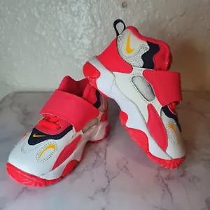 Nike Air Max Speed Turf GS BQ9632 White Pink Youth Size 7C Swoosh Red Orbit - Picture 1 of 4