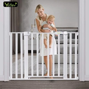 Babysafe Baby Gate Upgraded Dog Gate Metal Safety Gate for Stairs Doorway Auto C - Picture 1 of 2
