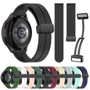 Silicone Magnetic Buckle 20mm 22mm Strap For HUAWEI WATCH GT4 46mm Watch 4/3 Pro - Picture 1 of 28