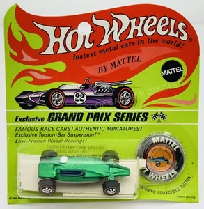 Hot Wheels Redline SHELBY TURBINE Green HK Black Interior NEW in BLISTERPACK !!! - Picture 1 of 7