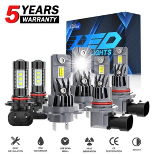 Kit de faros LED altos bajos + bombillas antiniebla 6000 k para Kia Sorento 2019-2020 - Imagen 1 de 16