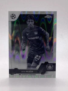 TOPPS UCC CROMO 2022/23 PARALELO ADAM HLOZEK LEVERKUSEN BLANCO Y NEGRO - Imagen 1 de 2