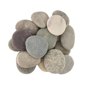Tuscan Path 1.5kg 30 - 50mm Natural Stone Grey Pebbles - Picture 1 of 2