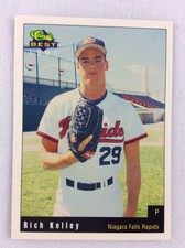 1991 Niagara Falls Rapids-Classic BEST Baseball Card-Rich Kelley