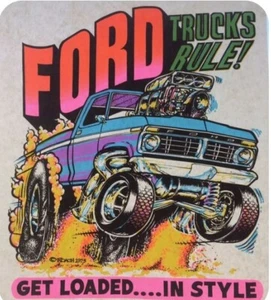 FORD TRUCKS  HOT ROD RAT FINK BIKER MOTORCYCLES TOOLS GUNS STICKER - Bild 1 von 1