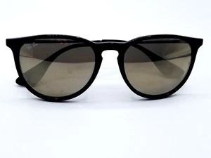 Ray Ban RB 4171 Erika Pilot Polarized 601/5A Black , Gold Mirrored Lenses w/Case - Picture 1 of 4