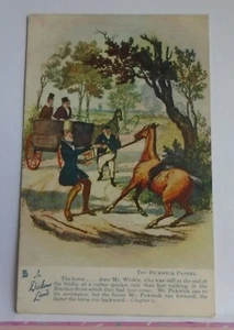 Vintage Dickens Land Tuck's Charles Dickens Postcard Pickwick Papers - 1905 - Picture 1 of 4
