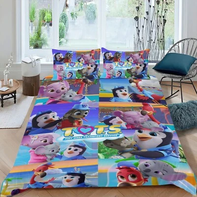 T.O.T.S 3Pcs Bedding Sets Duvet Cover Sets All Season for Kids Soft Lightweight - Image 1 of 4