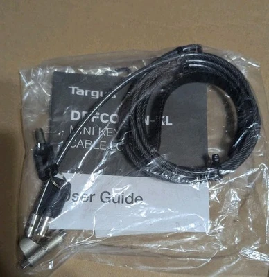 Targus DEFCON Trapezoid Keyed Cable Lock - ASP65GLX - Image 1 of 2
