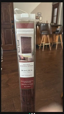 Persianas Tejidas Naturales 31x72/CLÁSICOS MODERNOS/MARRÓN/CAOBA BALI  Foto 1 de 3