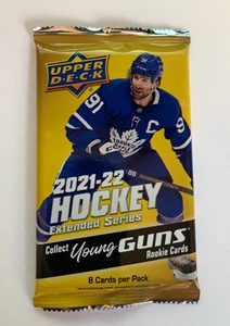 NHL HOCKEY-2021/22 Cubierta Superior Serie Extendida-NUEVO/SELLADO-8 Cartas Blaster Box Pack - Imagen 1 de 2