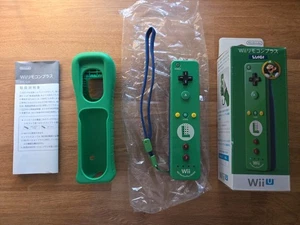 Telecomando Nintendo OEM originale Wii U più controller Luigi verde con scatola - testato - - Foto 1 di 7